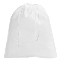 도나앤데코 라일리 부직포 주머니 XL, 화이트, 10개