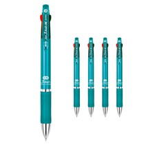 자바펜 제트3볼 M 멀티펜 0.38mm, 민트, 5개