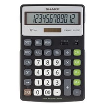 SHARP 데스크탑 계산기 EL-R297B, BK