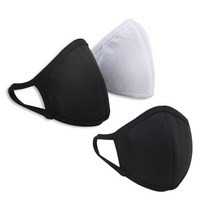 3D 입체 패션 면마스크 블랙 2p + 화이트