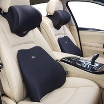 뉴에그 CarStory A1 퍼펙트케어 자동차쿠션 세트, 블랙
