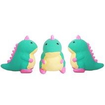 티티펫 강아지 라텍스 장난감 아기공룡 4 x 6 x 5.5 cm, 민트, 3개