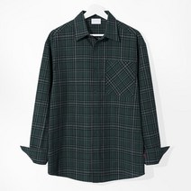 제이에이치스타일 남성용 스탠다드 체크 긴팔 셔츠 JMROK053