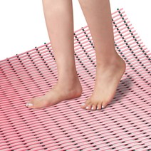 샤바스 스칸디나 미끄럼방지매트 튜브형 120 x 100 cm, 핑크, 1개