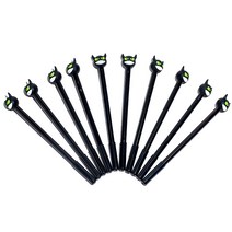 파티팡 캐릭터볼펜 데빌 0.5mm, 그린, 10개