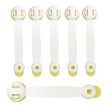 GGOSA 듀얼 버튼 서랍 안전잠금장치 2p, 그린, 3개