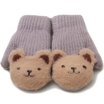 무슈 유아동용 삑삑이 동물 장갑