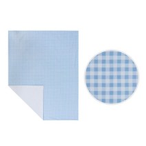 jellypop 코지블랭킷 Super Large, Blue Check