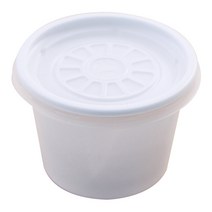 다용도 화이트 소스컵 9.5 x 6.5 x 6.5 cm, 1개입, 50개