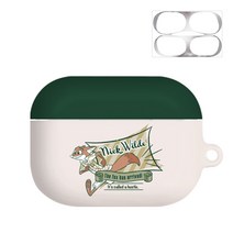 디즈니 주토피아 애니멀 에어팟프로 이어폰 케이스 + 철가루 방지 스티커, 런닉