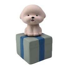 푸들 반려견 도자기 디퓨저 브라운, 코튼블라썸