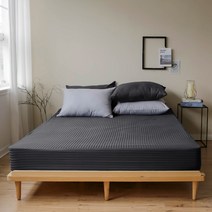 더자리 뉴트로 순면 60수 샤틴 호텔식 매트리스커버