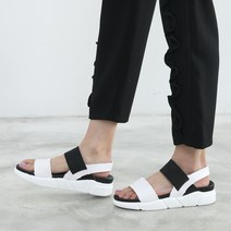 슈벨 이중쿠션 통굽 밴드 네로디 스트랩샌들