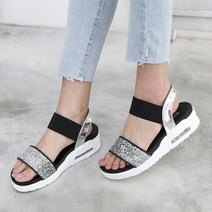 슈벨 푹신한 에어쿠션 통굽 밴드 스트랩샌들 샌디우