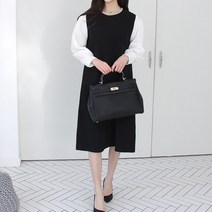봉봉스토리 라운드 크라운 임산부 원피스