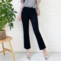 가비진 여성용 꿀스판 밴딩 부츠컷 팬츠