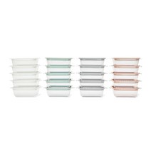 씨밀렉스 쿡밥 냉동밥 보관용기 400ml x 4종 x 5p, 민트, 핑크, 아이보리, 그레이, 1세트