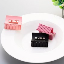 핸날 매트 스퀘어 집게핀