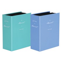 모멘트 포토앨범 V2 2종 세트, 블루, 민트, 100매
