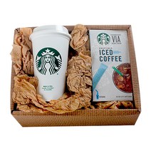 스타벅스 리유저블 텀블러   비아 아이스 커피 선물 세트, 1세트