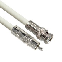 마하링크 RCA TO BNC 5C 동축 케이블 화이트 2m, CP-1190
