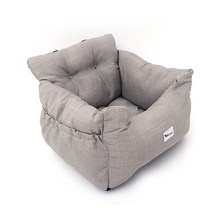 톰앤캣 강아지 카시트, 베이직 그레이, 1개
