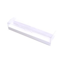 투명 PET 크리스탈 마카롱 상자 대 22.5 × 5.2 × 5.4 cm, 혼합색상, 5개