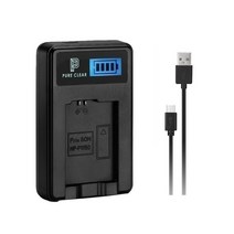 퓨어클리어 캐논 NB-6L H LCD 싱글 USB 호환충전기, JND-PURECLEAR-ONE