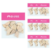유니아트 천연나무조각 40번, 10개