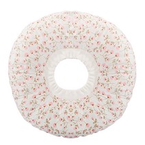 멍지 강아지 고양이 넥카라 핑크 플라워 S, 57g, 1개