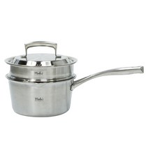 블루마마 이유식 통 5중 316 스텐 스티머 편수냄비, 16cm
