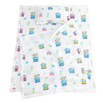 시은데코 타요 가든 시어서커 여름 어린이집 낮잠이불세트 분리형, 화이트