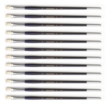 화홍 유화 앤 아크릴붓 830F, 10호, 12개