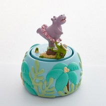 JARLL 하마발레와 기타악어 오르골 AG1904, 혼합색상