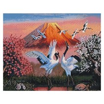 3D 보석십자수 50 x 40 cm, 영봉무학, 1세트