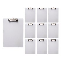 블루마토 클립보드 A4 CBH002, 화이트, 10개