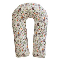 숲속 키즈U자 바디필로우 커버, 아이보리