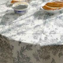 한스빌 프렌치 테이블보, 그레이, 120 x 120 cm