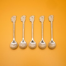테이블아트 윙킹베어 티스푼, 5개