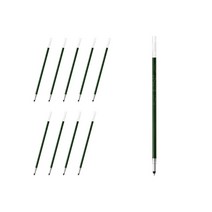 파이롯트 아크로볼 닥터그립 유성볼펜 리필심 0.7mm BVRF-8F, 그린, 10개