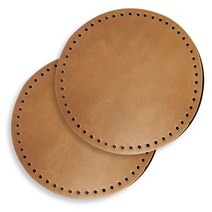 인조가죽 가방바닥 원형 17cm, 베이지