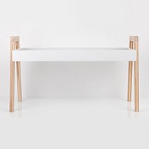 유앤미 대나무 원목 다용도 수납 선반 B타입 1단, 화이트