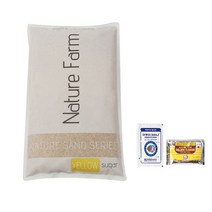 수아쿠아 Nature Sand YELLOW sugar 바닥장식 3.5kg + 골든엘바진 + 아쿠아크리나 세트, 혼합색상, 1세트