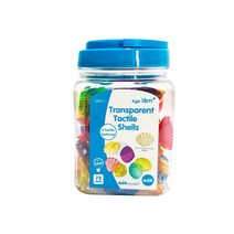 이디엑스에듀케이션 수교구 조개모형 촉감완구 라이트박스 4cm, 혼합색상