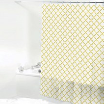앤티스 라온 샤워커튼 골드 180 x 180 cm, 1개, 골드계열