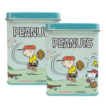 위니비니 피너츠 젤리 사각 틴패키지 그린, 40g, 2개