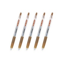 파이롯트 쥬스 젤잉크펜 0.38mm, 브라운, 5개
