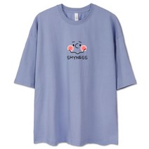 벤힛 남녀공용 SHYNESS 오버핏 반팔티셔츠