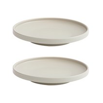 에라토 오트 접시 크림 170mm, 2개, 접시 2개