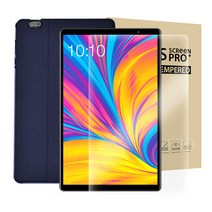 태클라스트 옥타코어 Wi-Fi 태블릿PC + 강화유리필름 + 전용케이스 세트, 블루, 32GB